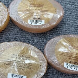 Bath and Body Works Warm Vanilla Sugar Gentle Glycerin Soap Lot of 6 New Sealed